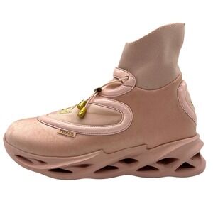 Tronus Final Vault High Top Sock Sneakers Womens 11 Mens 9.5 Pink Luxe Cushioned